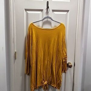 Women's Old Navy Mustard Goldenrod Plus Size Tunic Top Size 4X